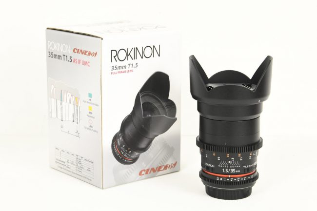 Rokinon 35mm T1.5 CineDS AS IF